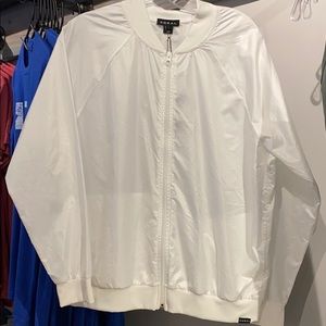 Koral White Windbreaker